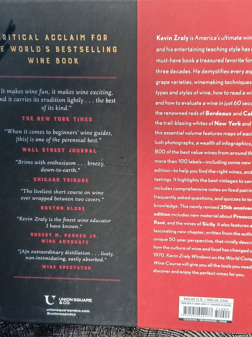 Kevin Zraly Windows on the World Complete Wine Course 35th Anniversary Edition